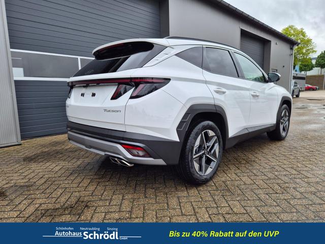 Hyundai TUCSON Trend 1.6 T-GDI 150PS Automatik TZ 2026 Teil-Leder Sitzheizung v+h Lenkradheizung Klimaautomatik Navi Touchscreen DAB+ Apple CarPlay + Android Auto PDC R&uuml;ckf.-Kamera Matrix-LED-Scheinw. 