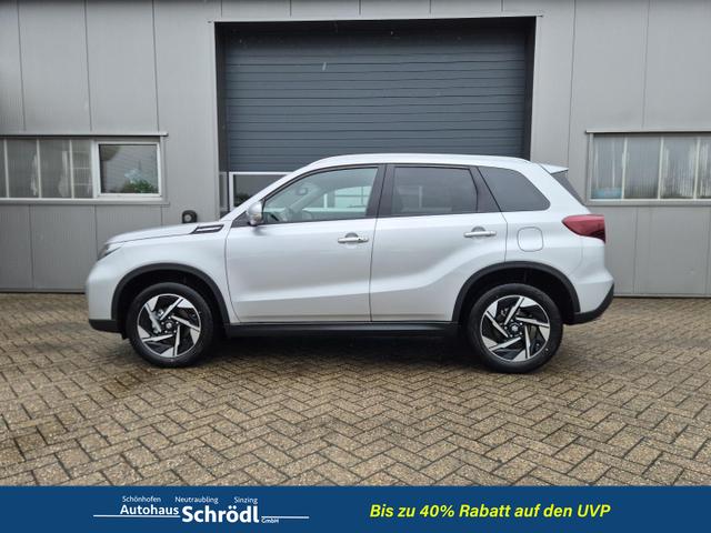 Suzuki Vitara Comfort+ 110PS MHEV 4x4 ALLGRIP 1.4 Boosterjet Allrad Teilleder mit Alcantara Navi Klimaautomatik Sitzheizung ACC PDC v+h R&uuml;ckf.Kamera Suzuki-Radio Apple CarPlay Android Auto Touchscreen 2xKeyless 17-LM 