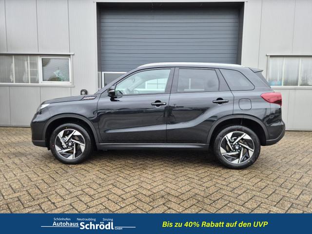 Suzuki Vitara Comfort+ 110PS MHEV 4x4 ALLGRIP 1.4 Boosterjet Allrad Teilleder mit Alcantara Navi Klimaautomatik Sitzheizung ACC PDC v+h R&uuml;ckf.Kamera Suzuki-Radio Apple CarPlay Android Auto Touchscreen 2xKeyless 17-LM 