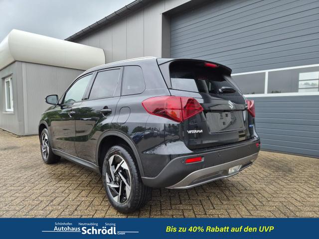 Suzuki Vitara Comfort+ 110PS MHEV 4x4 ALLGRIP 1.4 Boosterjet Allrad Teilleder mit Alcantara Navi Klimaautomatik Sitzheizung ACC PDC v+h R&uuml;ckf.Kamera Suzuki-Radio Apple CarPlay Android Auto Touchscreen 2xKeyless 17-LM 