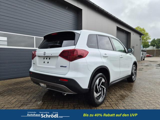 Suzuki Vitara Comfort+ 110PS MHEV 4x4 ALLGRIP 1.4 Boosterjet Allrad Teilleder mit Alcantara Navi Klimaautomatik Sitzheizung ACC PDC v+h R&uuml;ckf.Kamera Suzuki-Radio Apple CarPlay Android Auto Touchscreen 2xKeyless 17-LM 