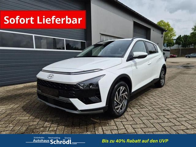 Hyundai BAYON - Trend 1.0 T-GDI 90PS Klimaautomatik R&uuml;ckf.Kamera Parksensoren Sitzheizung Lenkradheizung Bluetooth Touchscreen Tempomat Apple CarPlay + Android Auto 16"LM