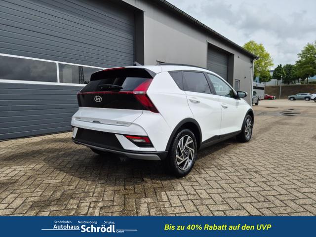 Hyundai BAYON Trend 1.0 T-GDI 90PS Klimaautomatik R&uuml;ckf.Kamera Parksensoren Sitzheizung Lenkradheizung Bluetooth Touchscreen Tempomat Apple CarPlay + Android Auto 16"LM 