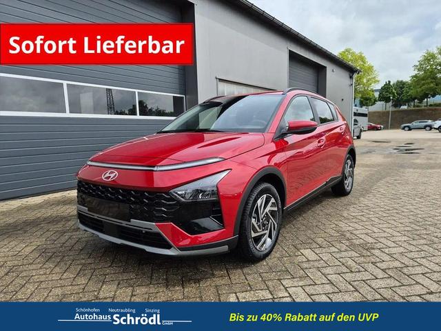 Hyundai BAYON - Trend 1.0 T-GDI 90PS Klimaautomatik R&uuml;ckf.Kamera Parksensoren Sitzheizung Lenkradheizung Bluetooth Touchscreen Tempomat Apple CarPlay + Android Auto 16"LM
