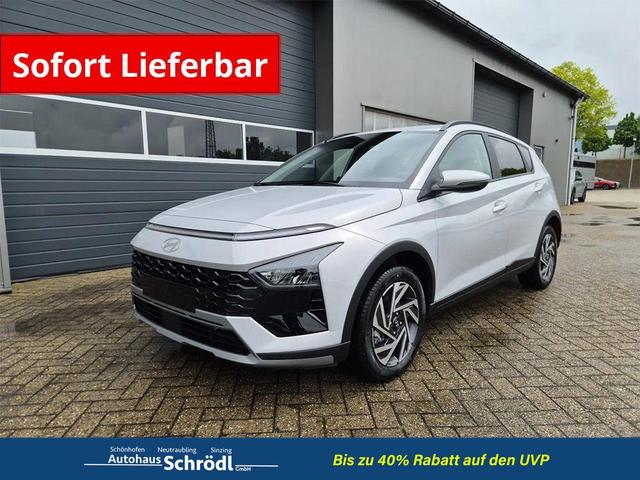 Hyundai BAYON - Trend 1.0 T-GDI 90PS Klimaautomatik R&uuml;ckf.Kamera Parksensoren Sitzheizung Lenkradheizung Bluetooth Touchscreen Tempomat Apple CarPlay + Android Auto 16"LM