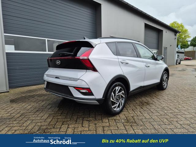 Hyundai BAYON Trend 1.0 T-GDI 90PS Klimaautomatik R&uuml;ckf.Kamera Parksensoren Sitzheizung Lenkradheizung Bluetooth Touchscreen Tempomat Apple CarPlay + Android Auto 16"LM 
