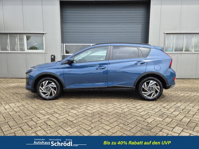 Hyundai BAYON Trend 1.0 T-GDI 90PS Automatik Klimaautomatik R&uuml;ckf.Kamera Parksensoren Sitzheizung Lenkradheizung Bluetooth Touchscreen Tempomat Apple CarPlay + Android Auto 16"LM 