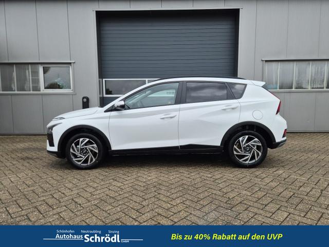 Hyundai BAYON Trend 1.0 T-GDI 90PS Automatik Klimaautomatik R&uuml;ckf.Kamera Parksensoren Sitzheizung Lenkradheizung Bluetooth Touchscreen Tempomat Apple CarPlay + Android Auto 16"LM 