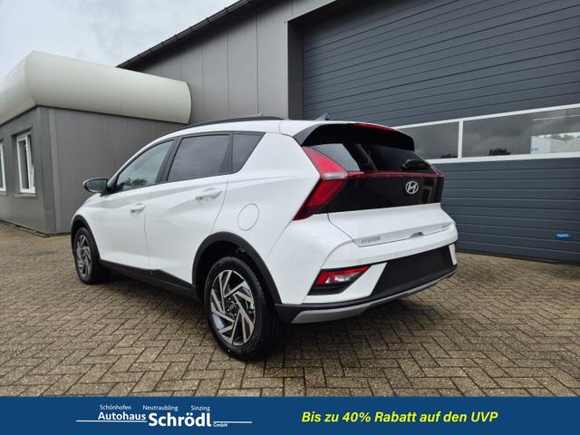 Hyundai BAYON Trend 1.0 T-GDI 90PS Automatik Klimaautomatik R&uuml;ckf.Kamera Parksensoren Sitzheizung Lenkradheizung Bluetooth Touchscreen Tempomat Apple CarPlay + Android Auto 16"LM 