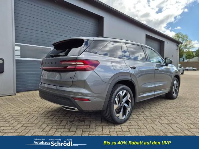Skoda Kodiaq Sportline 1.5 TSI 204PS PHEV DSG schwenkb. AHK elektr. PanoDach HUD Alcantara PDC v+h 360&deg;Kamera CANTON Sound Klimaautomatik Sitzheizung Lenkradheizung Navi Apple CarPlay Android Auto 2xKeyless 19"LM vollelektr. Reichweite 116KM 