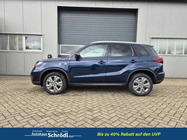 Suzuki Vitara Comfort 110PS Automatik MHEV 4x4 ALLGRIP 1.4 Boosterjet Allrad Navi Klimaautomatik Sitzheizung ACC PDC R&uuml;ckf.Kamera Suzuki-Radio Apple CarPlay Android Auto Touchscreen 2xKeyless 17-LM 