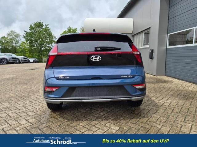 Hyundai BAYON Trend 1.0 T-GDI 90PS Klimaautomatik R&uuml;ckf.Kamera Parksensoren Sitzheizung Lenkradheizung Bluetooth Touchscreen Tempomat Apple CarPlay + Android Auto 16"LM 