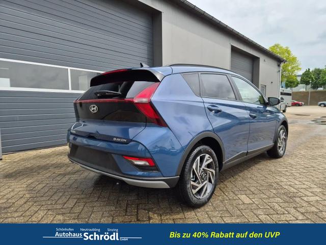 Hyundai BAYON Trend 1.0 T-GDI 90PS Klimaautomatik R&uuml;ckf.Kamera Parksensoren Sitzheizung Lenkradheizung Bluetooth Touchscreen Tempomat Apple CarPlay + Android Auto 16"LM 