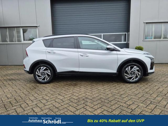 Hyundai BAYON Trend 1.0 T-GDI 90PS Automatik Klimaautomatik R&uuml;ckf.Kamera Parksensoren Sitzheizung Lenkradheizung Bluetooth Touchscreen Tempomat Apple CarPlay + Android Auto 16"LM 