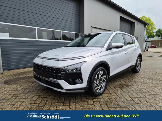 Hyundai BAYON - Trend 1.0 T-GDI 90PS Klimaautomatik R&uuml;ckf.Kamera Parksensoren Sitzheizung Lenkradheizung Bluetooth Touchscreen Tempomat Apple CarPlay + Android Auto 16"LM