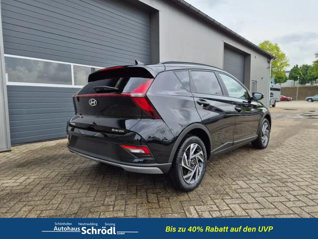 Hyundai BAYON Trend 1.0 T-GDI 90PS Automatik Klimaautomatik R&uuml;ckf.Kamera Parksensoren Sitzheizung Lenkradheizung Bluetooth Touchscreen Tempomat Apple CarPlay + Android Auto 16"LM 