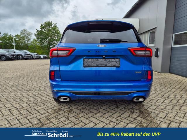 Ford Kuga ST-Line X 243PS PHEV Automatik HuD Matrix-LED schwenkb. AHK elektr. PanoDach Sitzheizung v+h Lenkradheizung Frontscheibe beheizb. Navi SYNC4 Apple CarPlay Android Auto Touchscreen PDC 4xKamera 2xKeyless B+O Sound 18"LM vollelektr. Reichweite 65K 