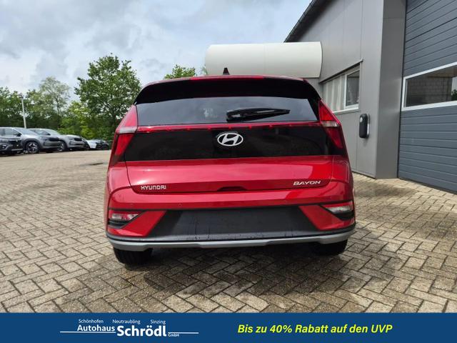 Hyundai BAYON Trend 1.0 T-GDI 90PS Klimaautomatik R&uuml;ckf.Kamera Parksensoren Sitzheizung Lenkradheizung Bluetooth Touchscreen Tempomat Apple CarPlay + Android Auto 16"LM 