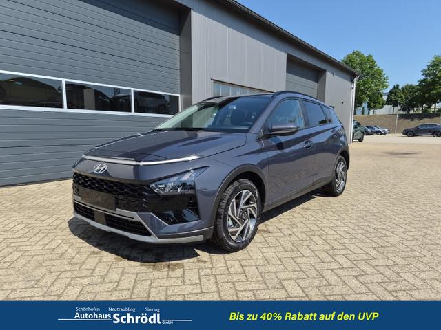 Hyundai BAYON - Trend 1.0 T-GDI 90PS Automatik Klimaautomatik R&uuml;ckf.Kamera Parksensoren Sitzheizung Lenkradheizung Bluetooth Touchscreen Tempomat Apple CarPlay + Android Auto 16"LM