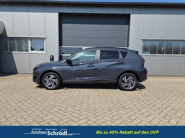 Hyundai BAYON Trend 1.0 T-GDI 90PS Automatik Klimaautomatik R&uuml;ckf.Kamera Parksensoren Sitzheizung Lenkradheizung Bluetooth Touchscreen Tempomat Apple CarPlay + Android Auto 16"LM 