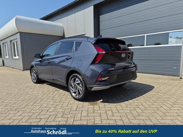 Hyundai BAYON Trend 1.0 T-GDI 90PS Automatik Klimaautomatik R&uuml;ckf.Kamera Parksensoren Sitzheizung Lenkradheizung Bluetooth Touchscreen Tempomat Apple CarPlay + Android Auto 16"LM 
