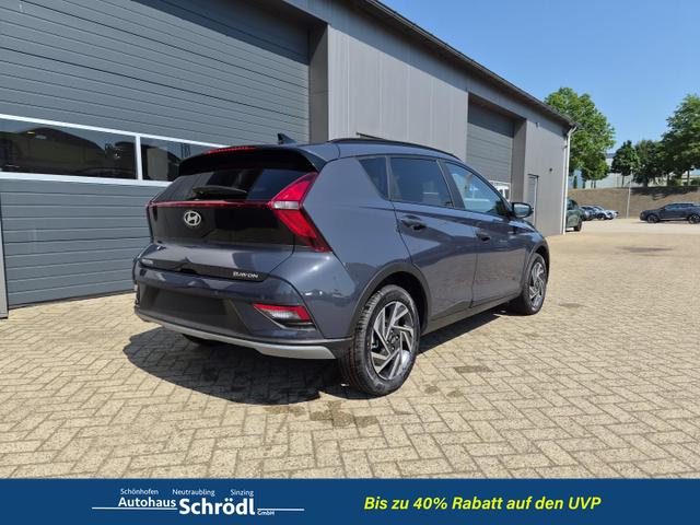 Hyundai BAYON Trend 1.0 T-GDI 90PS Automatik Klimaautomatik R&uuml;ckf.Kamera Parksensoren Sitzheizung Lenkradheizung Bluetooth Touchscreen Tempomat Apple CarPlay + Android Auto 16"LM 