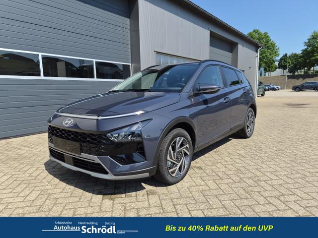 Hyundai BAYON - Trend 1.0 T-GDI 90PS Klimaautomatik R&uuml;ckf.Kamera Parksensoren Sitzheizung Lenkradheizung Bluetooth Touchscreen Tempomat Apple CarPlay + Android Auto 16"LM