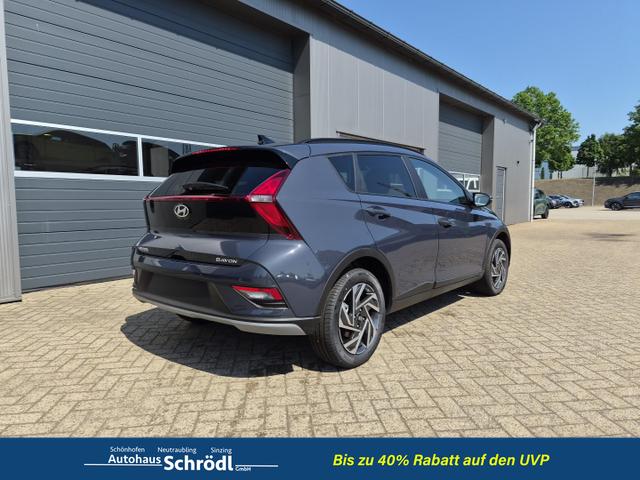 Hyundai BAYON Trend 1.0 T-GDI 90PS Klimaautomatik R&uuml;ckf.Kamera Parksensoren Sitzheizung Lenkradheizung Bluetooth Touchscreen Tempomat Apple CarPlay + Android Auto 16"LM 