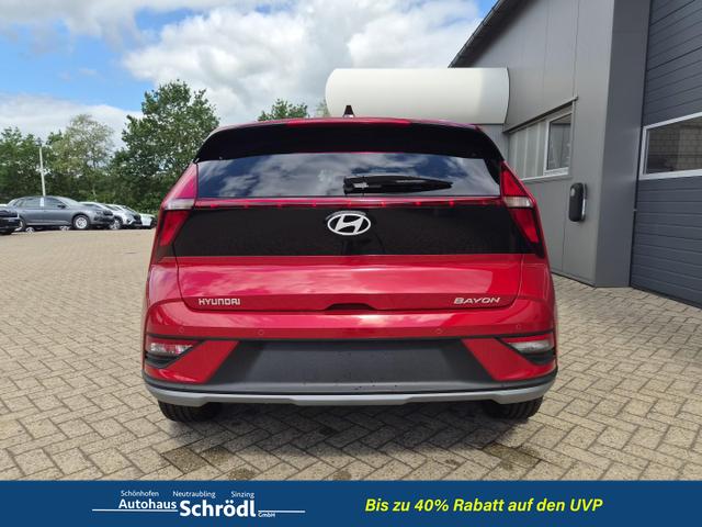 Hyundai BAYON Trend 1.0 T-GDI 90PS Automatik Klimaautomatik R&uuml;ckf.Kamera Parksensoren Sitzheizung Lenkradheizung Bluetooth Touchscreen Tempomat Apple CarPlay + Android Auto 16"LM 