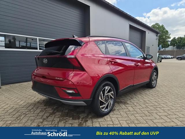 Hyundai BAYON Trend 1.0 T-GDI 90PS Automatik Klimaautomatik R&uuml;ckf.Kamera Parksensoren Sitzheizung Lenkradheizung Bluetooth Touchscreen Tempomat Apple CarPlay + Android Auto 16"LM 