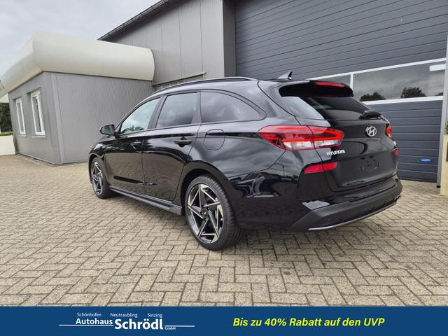 Hyundai i30 Kombi 1.6 T-GDI 150PS Automatik N-Line Sitzheizung Lenkradheizung Klimaautomatik Navi 10,3"-Touchscreen Bluelink Apple CarPlay + Android Auto PDC v+h R&uuml;ckf.Kamera 18-LM 