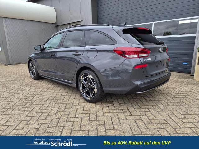 Hyundai i30 Kombi 1.6 T-GDI 150PS Automatik N-Line Sitzheizung Lenkradheizung Klimaautomatik Navi 10,3"-Touchscreen Bluelink Apple CarPlay + Android Auto PDC v+h R&uuml;ckf.Kamera 18-LM 
