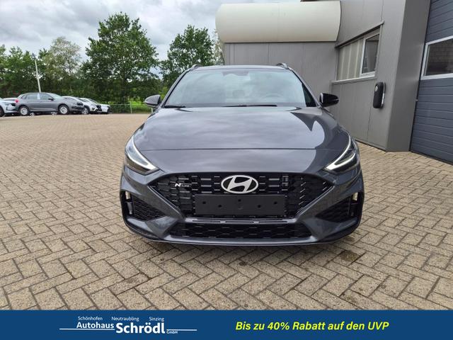 Hyundai i30 Kombi 1.6 T-GDI 150PS Automatik N-Line Sitzheizung Lenkradheizung Klimaautomatik Navi 10,3"-Touchscreen Bluelink Apple CarPlay + Android Auto PDC v+h R&uuml;ckf.Kamera 18-LM 