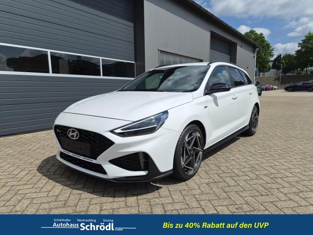 Hyundai i30 Kombi - 1.6 T-GDI 150PS Automatik N-Line Sitzheizung Lenkradheizung Klimaautomatik Navi 10,3"-Touchscreen Bluelink Apple CarPlay + Android Auto PDC v+h R&uuml;ckf.Kamera 18-LM