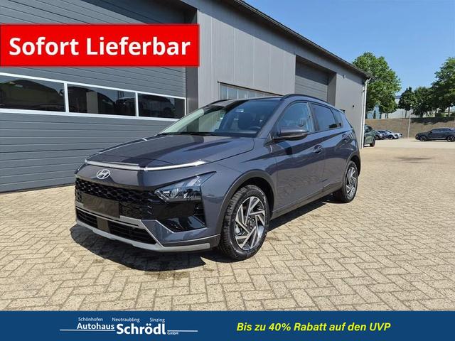 Hyundai BAYON - Trend 1.0 T-GDI 90PS Klimaautomatik R&uuml;ckf.Kamera Parksensoren Sitzheizung Lenkradheizung Bluetooth Touchscreen Tempomat Apple CarPlay + Android Auto 16"LM