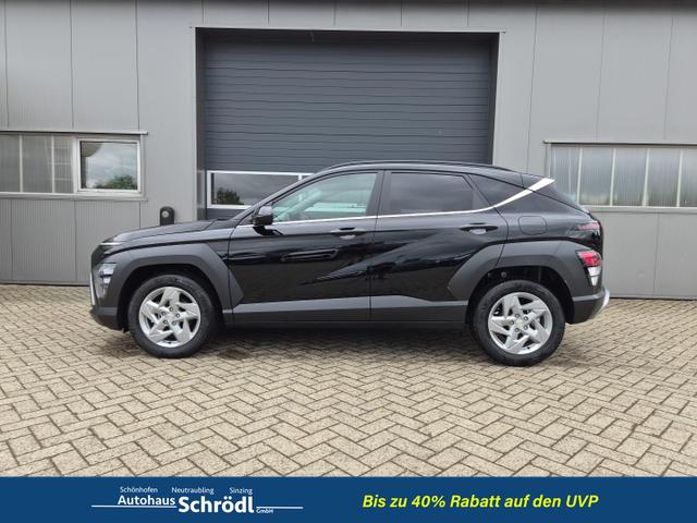 Hyundai KONA Trend 1.6 T-GDI 150PS Automatik Voll-LED-Scheinw. Sitzheizung Lenkradheizung ACC Klimaautomatik Navi Touchscreen DAB+ Apple CarPlay + Android Auto PDC v+h R&uuml;ckf.Kamera 2xKeyless 17-LM 