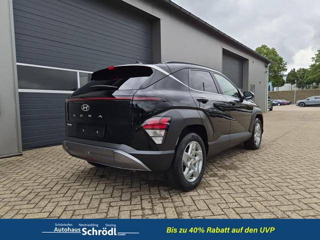 Hyundai KONA Trend 1.6 T-GDI 150PS Automatik Voll-LED-Scheinw. Sitzheizung Lenkradheizung ACC Klimaautomatik Navi Touchscreen DAB+ Apple CarPlay + Android Auto PDC v+h R&uuml;ckf.Kamera 2xKeyless 17-LM 