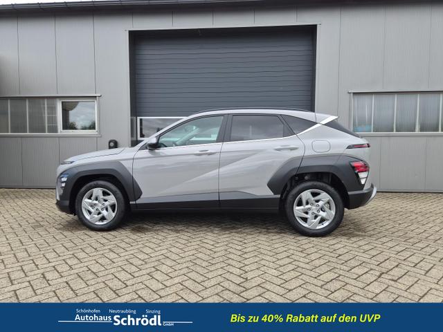 Hyundai KONA Trend 1.6 T-GDI 150PS Automatik Voll-LED-Scheinw. Sitzheizung Lenkradheizung ACC Klimaautomatik Navi Touchscreen DAB+ Apple CarPlay + Android Auto PDC v+h R&uuml;ckf.Kamera 2xKeyless 17-LM 
