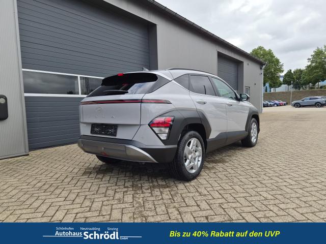 Hyundai KONA Trend 1.6 T-GDI 150PS Automatik Voll-LED-Scheinw. Sitzheizung Lenkradheizung ACC Klimaautomatik Navi Touchscreen DAB+ Apple CarPlay + Android Auto PDC v+h R&uuml;ckf.Kamera 2xKeyless 17-LM 