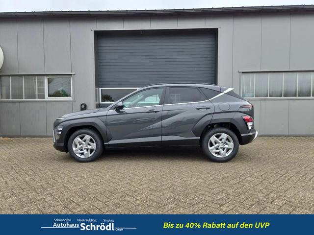 Hyundai KONA Trend 1.6 T-GDI 150PS Automatik Voll-LED-Scheinw. Sitzheizung Lenkradheizung ACC Klimaautomatik Navi Touchscreen DAB+ Apple CarPlay + Android Auto PDC v+h R&uuml;ckf.Kamera 2xKeyless 17-LM 
