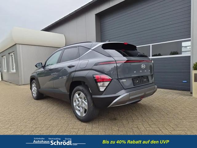 Hyundai KONA Trend 1.6 T-GDI 150PS Automatik Voll-LED-Scheinw. Sitzheizung Lenkradheizung ACC Klimaautomatik Navi Touchscreen DAB+ Apple CarPlay + Android Auto PDC v+h R&uuml;ckf.Kamera 2xKeyless 17-LM 