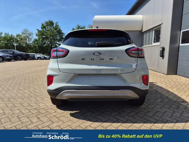 Ford Puma Titanium 1.0 EcoBoost Hybrid 125PS Automatik Klimaautomatik Sitzheizung Lenkradheizung Frontscheibe beheizb. LED-Scheinwerfer SYNC4 Bluetooth Apple CarPlay Android Auto PDC v+h 