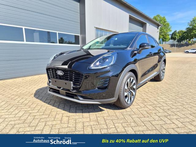 Ford Puma - Titanium 1.0 EcoBoost Hybrid 125PS Automatik Klimaautomatik Sitzheizung Lenkradheizung Frontscheibe beheizb. LED-Scheinwerfer SYNC4 Bluetooth Apple CarPlay Android Auto PDC v+h