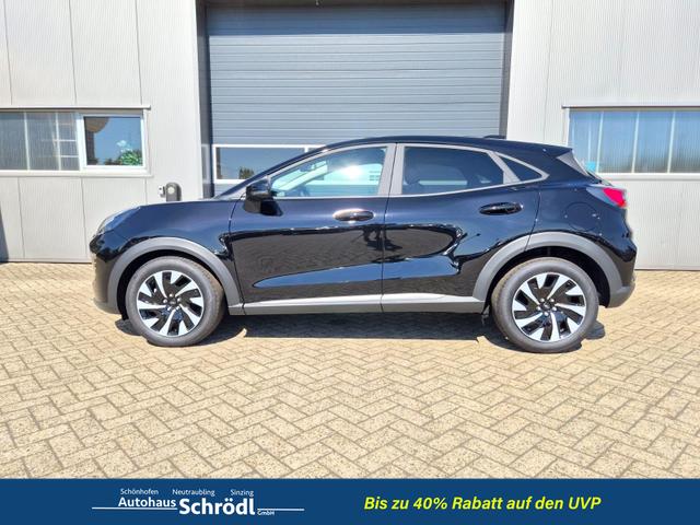 Ford Puma Titanium 1.0 EcoBoost Hybrid 125PS Automatik Klimaautomatik Sitzheizung Lenkradheizung Frontscheibe beheizb. LED-Scheinwerfer SYNC4 Bluetooth Apple CarPlay Android Auto PDC v+h 