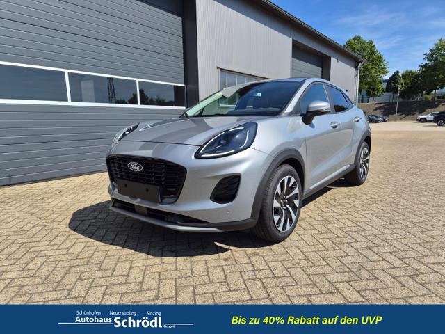 Ford Puma - Titanium 1.0 EcoBoost Hybrid 125PS Automatik Klimaautomatik Sitzheizung Lenkradheizung Frontscheibe beheizb. LED-Scheinwerfer SYNC4 Bluetooth Apple CarPlay Android Auto PDC v+h
