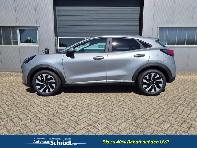 Ford Puma Titanium 1.0 EcoBoost Hybrid 125PS Automatik Klimaautomatik Sitzheizung Lenkradheizung Frontscheibe beheizb. LED-Scheinwerfer SYNC4 Bluetooth Apple CarPlay Android Auto PDC v+h 