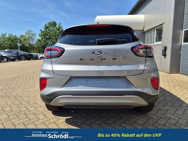 Ford Puma Titanium 1.0 EcoBoost Hybrid 125PS Automatik Klimaautomatik Sitzheizung Lenkradheizung Frontscheibe beheizb. LED-Scheinwerfer SYNC4 Bluetooth Apple CarPlay Android Auto PDC v+h 