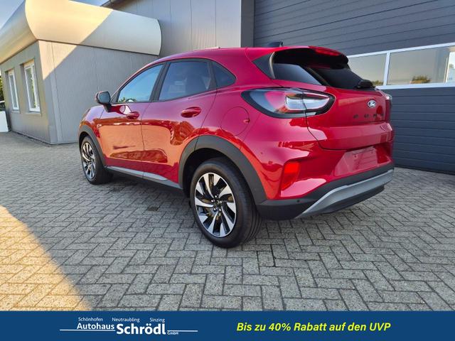 Ford Puma Titanium 1.0 EcoBoost Hybrid 125PS Automatik Klimaautomatik Sitzheizung Lenkradheizung Frontscheibe beheizb. LED-Scheinwerfer SYNC4 Bluetooth Apple CarPlay Android Auto PDC v+h 