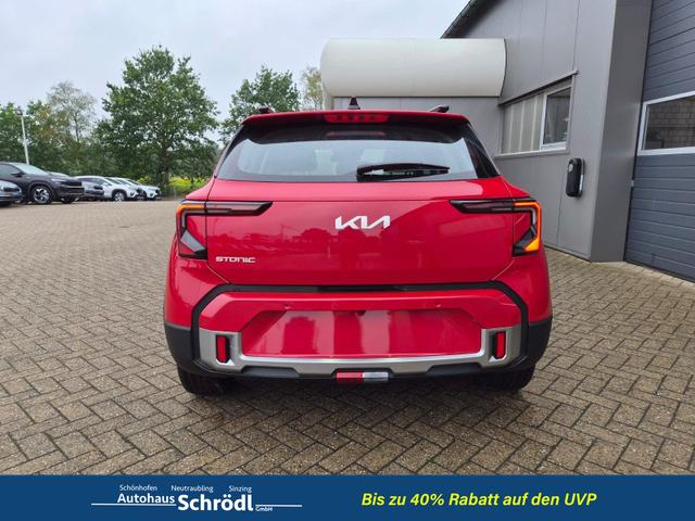 Kia Stonic 1.0 T-GDI MHEV 115PS NEUES MODELL LED-Scheinwerfer Sitzheizung Lenkradheizung PDC v+h R&uuml;ckf.Kamera Klima Bluetooth Touchscreen Apple CarPlay Android Auto Tempomat 16"LM 
