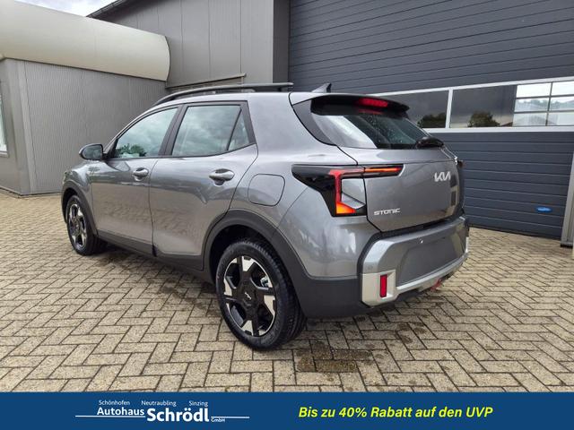 Kia Stonic 1.0 T-GDI MHEV 115PS NEUES MODELL LED-Scheinwerfer Sitzheizung Lenkradheizung PDC v+h R&uuml;ckf.Kamera Klima Bluetooth Touchscreen Apple CarPlay Android Auto Tempomat 16"LM 